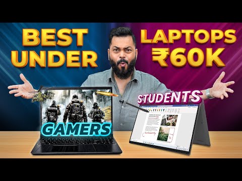 Top 6 Best Laptops Under Rs.60,000 In 2022⚡Best Laptops For Gamers & Students