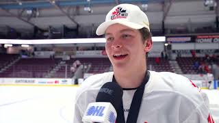 2024 World U17 Post Game - Jean-Cristoph Lemieux (Windsor Spitfires)