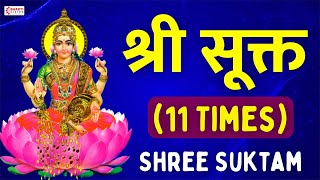 श्री सूक्तम् ११ आवर्तन | Shri Suktam 11 Times with Lyrics | ॐ हिरण्यवर्णाम हरिणीं सुवर्ण..