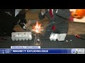 Exploding Eggs with hydrogen gas