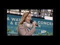 Pamela Peters Speaks at Earth & Water Day Concert in Times Square 2026
