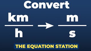 Convert kilometers per hour to meters per second | Physics Practice Problem