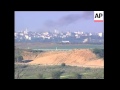 WRAP Troop movements on Gaza-Israeli border, smoke ADDS ground shots