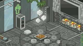 Comfortable Room🍕📺| HABBO Speed Build, ft.@Wean