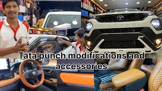 Tata punch pure modification and accessories in Lalbagh Lucknow