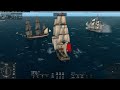 リアル系戦術海戦ゲームnaval action 2025 1 2の海戦② pvp 2等戦列艦bucantaure vs イギリス3等戦列艦implacable admiraal de ruyter