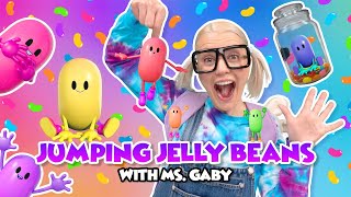 The Jumping Jelly Beans Song with Ms. Gaby | Songs for Kids | Interactive Kids Dance Videos
