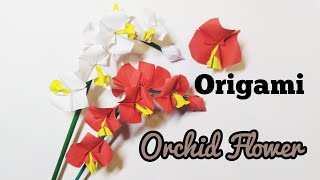 Origami Orchid flower easy