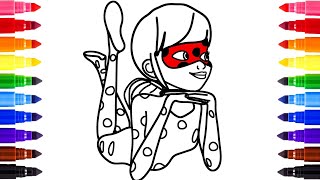 Coloring Miraculous Ladybug Masterpiece | Marvelous Marker Magic
