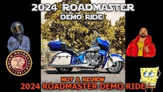 2024 Indian Roadmaster Demo Ride Motovlog