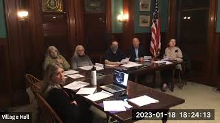 PZBA Meeting Recording, January 18, 2023