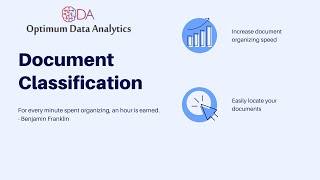 Document Classification | Optimum Data Analytics