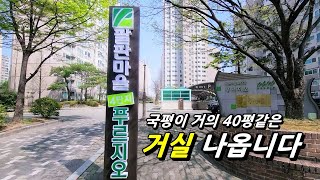 팔판마을4단지푸르지오 _ 초품아에 국평이 거의 40평대 거실이 나옴