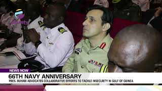 66th Navy Anniversary: Buhari Advocates Collaborative Efforts To Tackle Gulf Of Guinea Insecurity