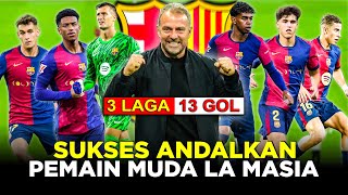 BARCELONA TERLALU OP!! STATISTIK GILA HANSI FLICK DENGAN ANDALKAN PEMAIN MUDA AKADEMI LA MASIA