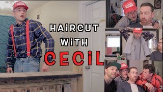 Cecil At The Barber Shop