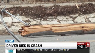 Man dies after single-vehicle crash in North Omaha