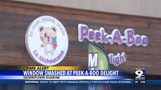 Window Smashed At Peek A Boo Delight