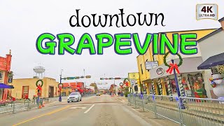 Grapevine Texas - Downtown driving tour