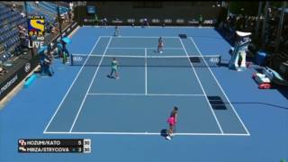 Sania mirza/strycova Vs kato/hozumi Australian open 2017