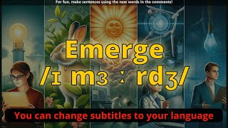 Emerge meaning with 5 examples