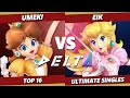 Delta 7.5 - Eik (Peach) Vs. Umeki (Daisy) Smash Ultimate - SSBU