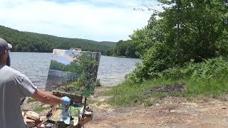 Kyle Buckland Plein Air Oil Painting Demonstration Beginner Lesson #12 Landscape Demo Art