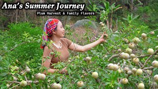 Ana's Journey Home – Chickens, Plum Harvest & A Family Meal