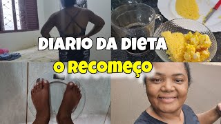 DIÁRIO DA DIETA/ O RECOMEÇO/MEU PESO ATUAL / META DE PESO ...REEDUCAÇÃO ALIMENTAR