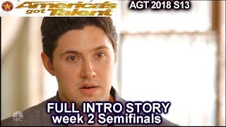 Daniel Emmet KNOWS HE DID EVERYTHING - FULL INTRO STORY America's Got Talent 2018 Semi-Finals 2