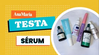 TESTAMOS 6 OPÇÕES de SÉRUNS para pele! | ANAMARIA TESTA