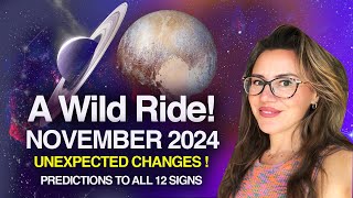 November 2024 - Whirlwind of Turns and Shocking Surprises - All 12 Signs  - Timestamped