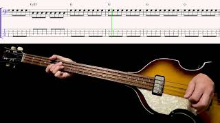 Bass TAB : I'm Down - The Beatles