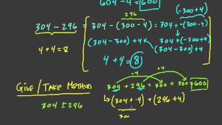 Addition and Subtraction - Inverses and Give and Take
