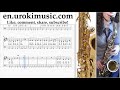 How to Play Saxophone (Tenor) Marshmello & Anne-Marie - FRIENDS Tabs um-i352