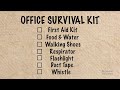 the 7 essential items you need in your office survival kit