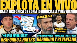 CRISTOBAL SORIA PIERDE LA CABEZA CONTRA EL MADRID Y LO DESTROZAN EN DIRECTO ¡Y RESPONDO A HATERS!