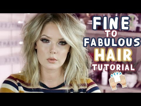 EASY MESSY WAVES | HOW TO MAKE FINE HAIR LOOK FULLER EASY MESSY WAVES | HOW TO MAKE FINE HAIR LOOK FULLER