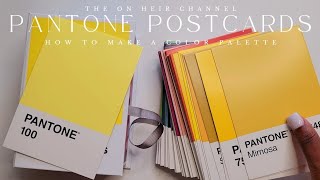 LET'S REVIEW: Pantone 100 Postcards (Quick Swatch Lesson)