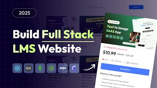 Build Full Stack LMS Website using MERN Stack | Create Full Stack React JS Project