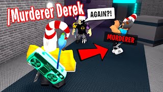 Roblox Murder Mystery 2 He Was The Murderer All Along - roblox twisted murderer hacking and slashing my way to