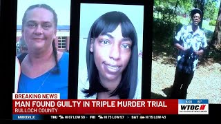 Jury reaches verdict in 2021 Bulloch County triple murder trial