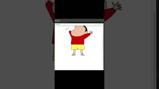 make shinchan using python turtle #coding #python #programming #schinchan #turtle #shorts