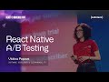 Is Your App Guesswork? A/B Testing the Truth in React Native | Violina Popova at RUC 2025
