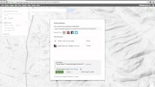 Google Maps Engine - Share a Map