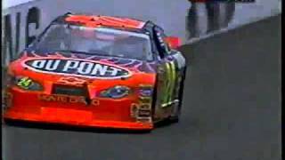 Jeff Gordon Career Win #53 2001 UAW-DaimlerChrysler 400 At Las Vegas Finish