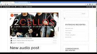 example audio post format