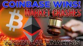 Coinbase v. SEC Over!🎉Technical Analysis w/ @investingbroz