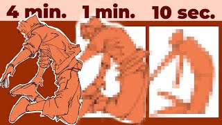 THE 8 Minute Draw Challenge. From 4 mins to 10 secs🤯