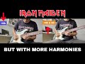 Adding GUITAR HARMONIES to Iron Maiden songs.